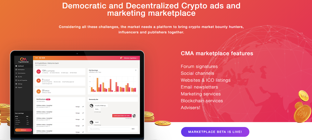 The Crypto Market Ads For The Better Advertising System With Blockchain Technology Googlified Com - roblox exploits on coub